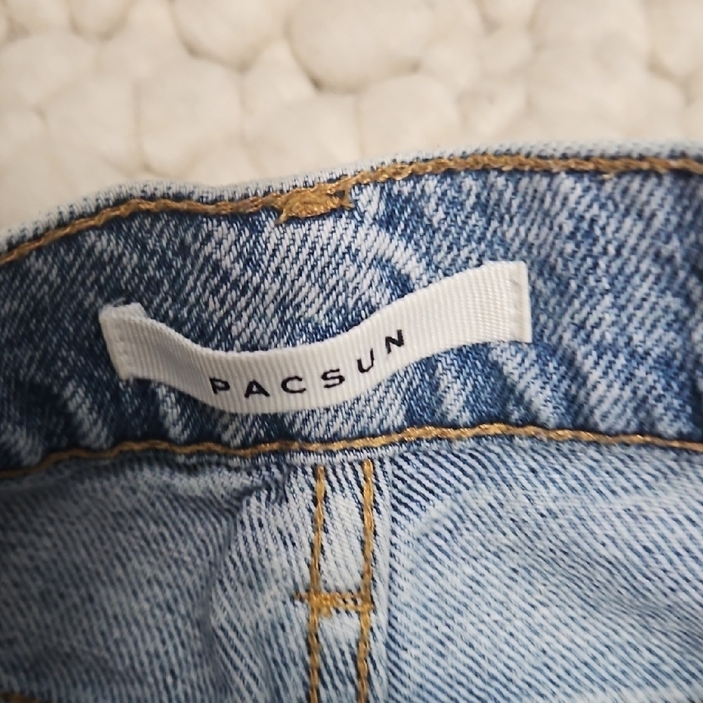 PacSun Light Blue Straight Leg Jeans - Picture 3 of 7